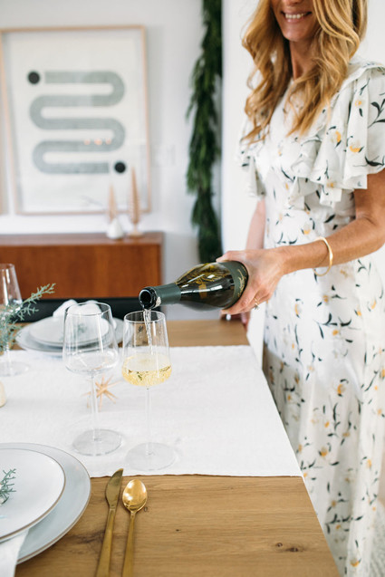 Holiday tablescape