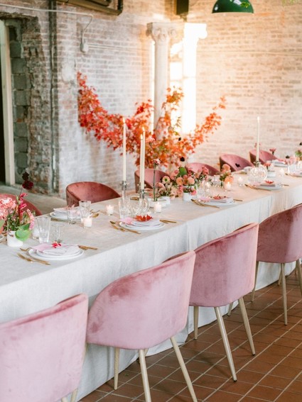 Fall dinner party in NYC with The Wedding Artists Collective