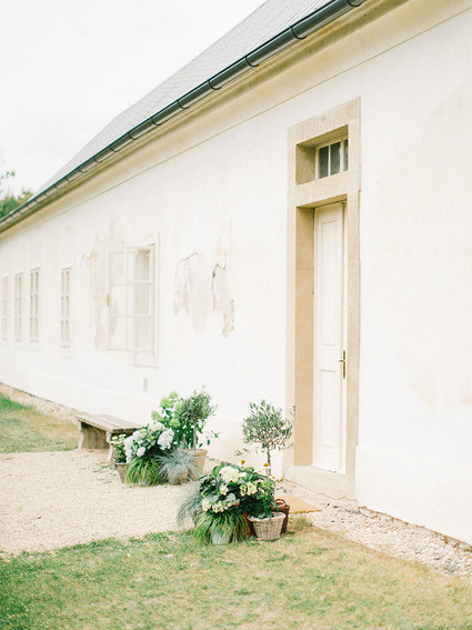 Sweet spring countryside wedding at Castle Bon Repos outside of Prague