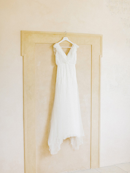 Sweet spring countryside wedding at Castle Bon Repos outside of Prague