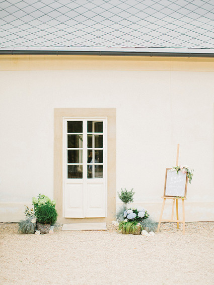 Sweet spring countryside wedding at Castle Bon Repos outside of Prague