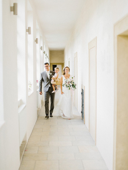 Sweet spring countryside wedding at Castle Bon Repos outside of Prague