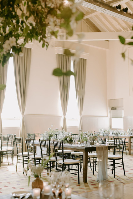 Organic same-sex wedding at Cavallo Point in San Francisco with the couple's children