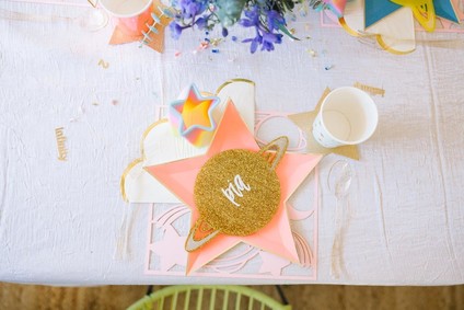 Toy Story and space-themed girl's second birthday party Inspiration