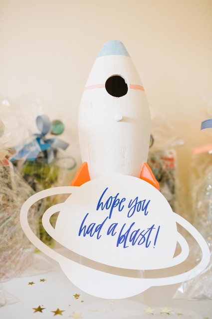 Toy Story and space-themed girl's second birthday party Inspiration