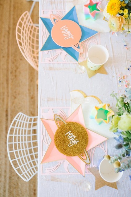 Toy Story and space-themed girl's second birthday party Inspiration