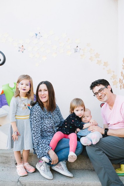 Toy Story and space-themed girl's second birthday party