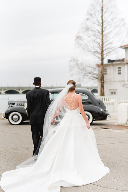 The ultimate black and white wedding with fashion-inspired details