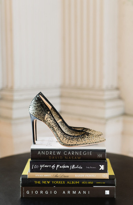 The ultimate black and white wedding with fashion-inspired details