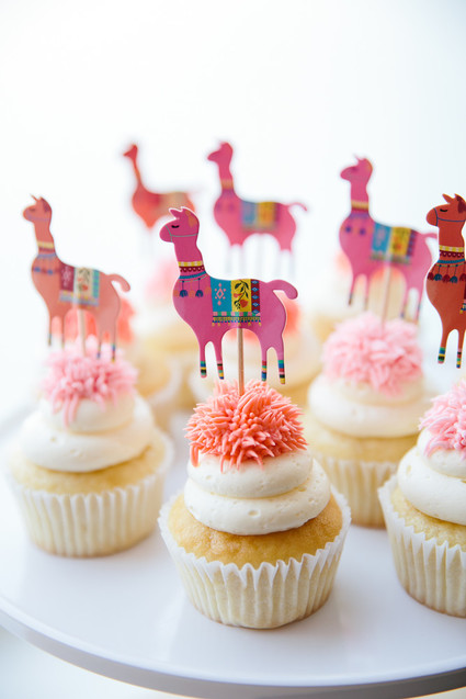 Festive all pink llama party inspiration Inspiration