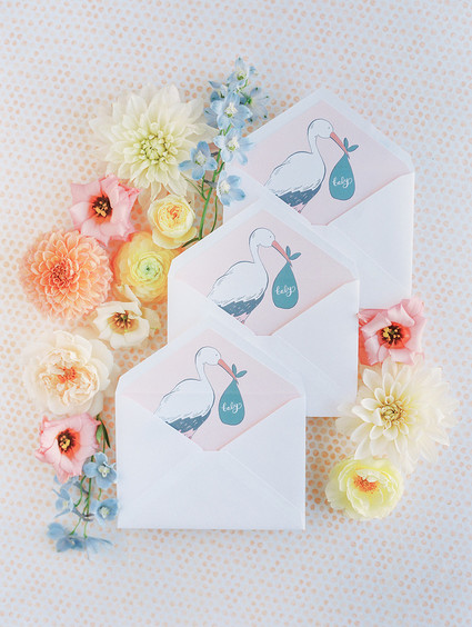 All white gender surprise beach baby shower in La Jolla Inspiration