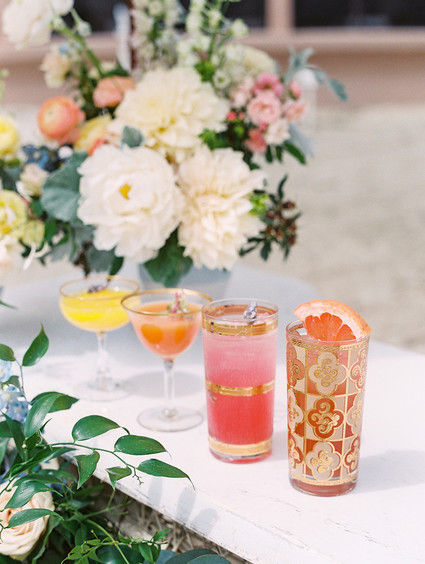 All white gender surprise beach baby shower in La Jolla