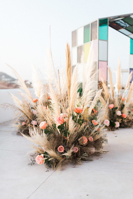 Art nouveau inspired Glasshouse wedding at Rocabella Hotel in Santorini
