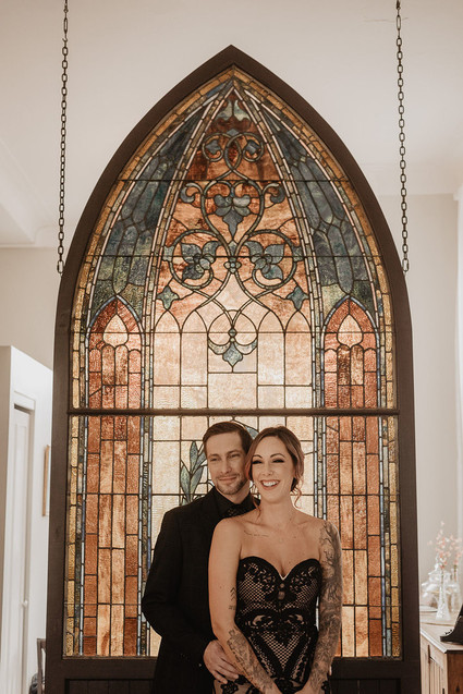 moody fall wedding inspiration with shades of coral and rust