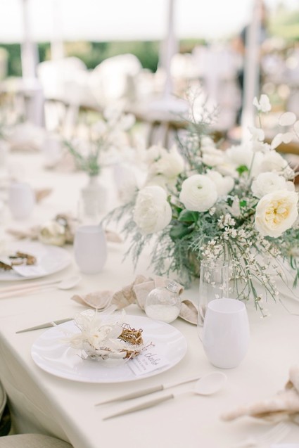 All white winter bridal shower for a destination wedding in Mexico