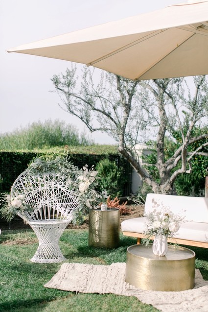 All white winter bridal shower for a destination wedding in Mexico