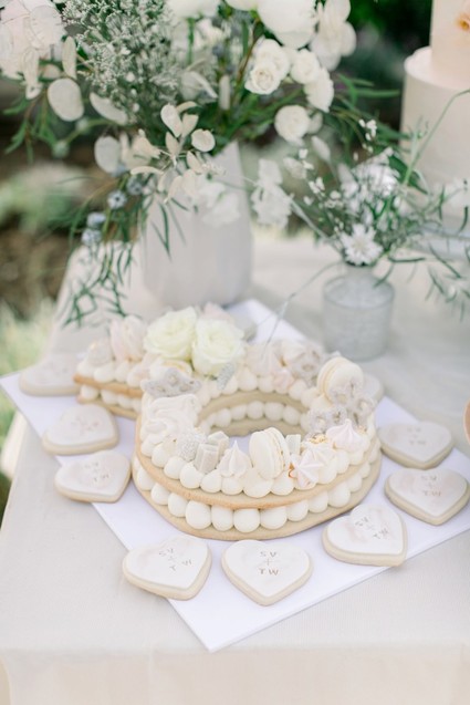 All white winter bridal shower for a destination wedding in Mexico