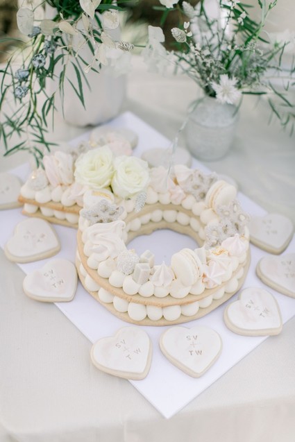 All white winter bridal shower for a destination wedding in Mexico