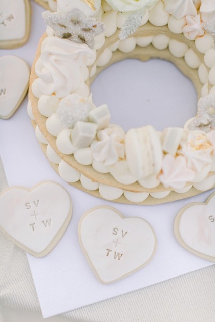 All white winter bridal shower for a destination wedding in Mexico