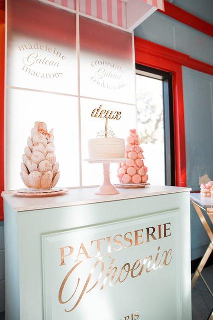 Vintage French travel-themed 2nd birthday party at Travel Town in Griffith Park