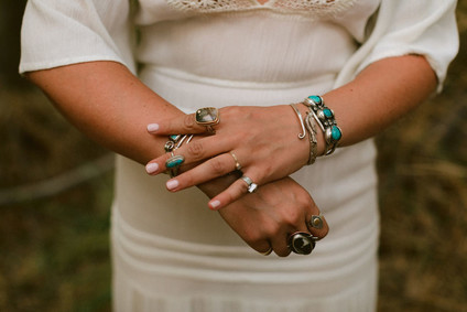 This bohemian elopement will have you dreaming of a laid back river trip Wedding Inspiration