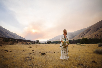 This bohemian elopement will have you dreaming of a laid back river trip Wedding Inspiration