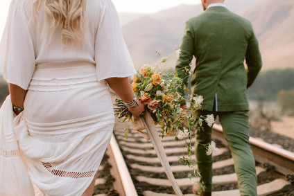This bohemian elopement will have you dreaming of a laid back river trip Wedding Inspiration