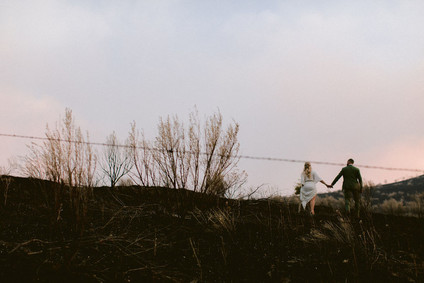 This bohemian elopement will have you dreaming of a laid back river trip Wedding Inspiration