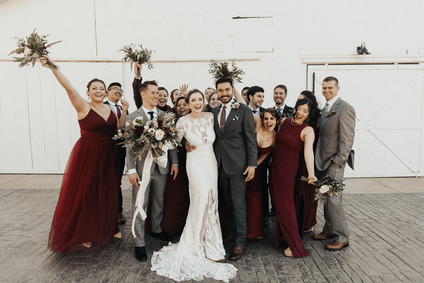 Rustic boho Kansas City barn wedding