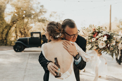 Rustic boho Kansas City barn wedding