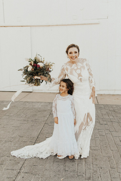 Rustic boho Kansas City barn wedding