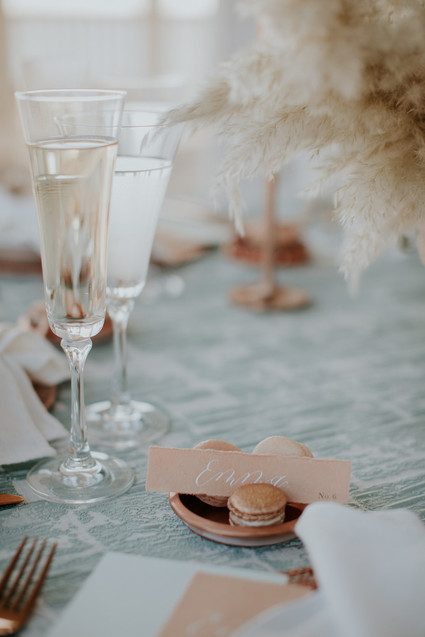 Spring 2019 wedding trend alert: pale mint and blush seaside editorial Inspiration