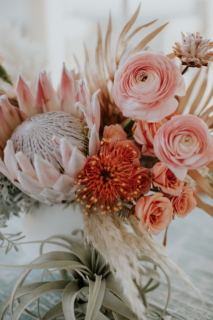 Spring 2019 wedding trend alert: pale mint and blush seaside editorial Inspiration