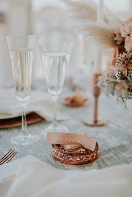 Spring 2019 wedding trend alert: pale mint and blush seaside editorial Inspiration