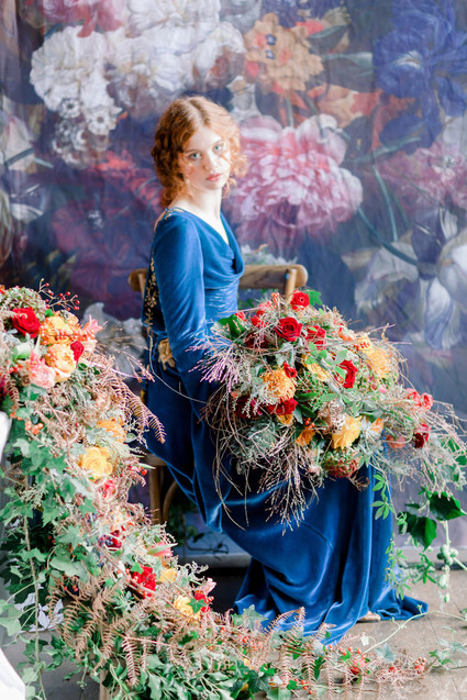 Ornate romantic British wedding editorial inspired by The Legend of Briar Rose