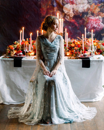 Ornate romantic British wedding editorial inspired by The Legend of Briar Rose
