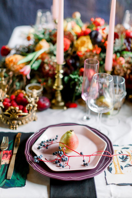 Ornate romantic British wedding editorial inspired by The Legend of Briar Rose