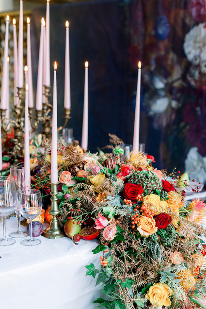 Ornate romantic British wedding editorial inspired by The Legend of Briar Rose Inspiration