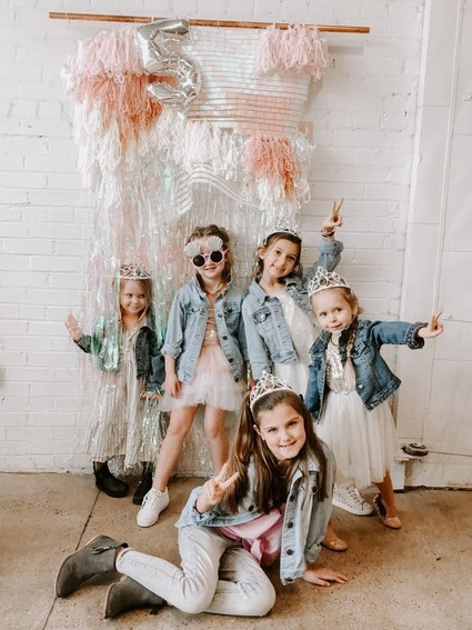 Boho mermaid girl's birthday party with all the sparkles