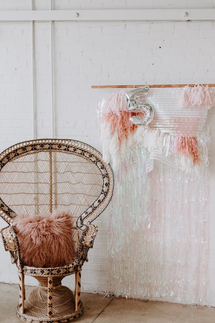 Boho mermaid girl's birthday party with all the sparkles