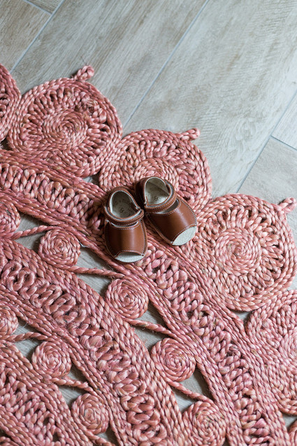 Cara Loren's floral feminine girl's nursery with Lulu & Georgia