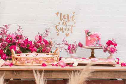 Eye Love You boho kids Valentine's Day party