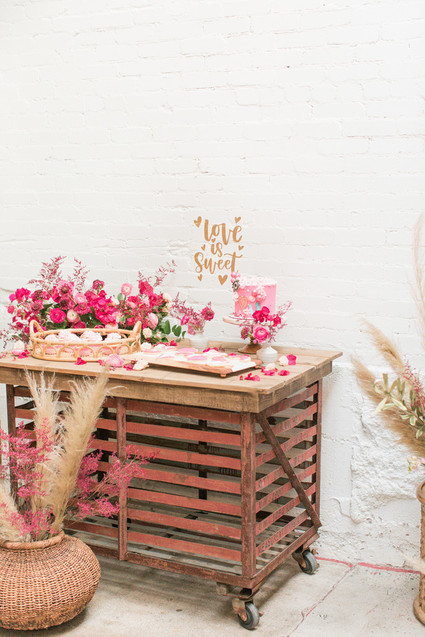 Eye Love You boho kids Valentine's Day party