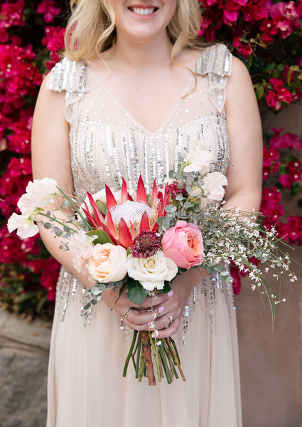 Modern blushy Palm Springs wedding at Colony 29 Inspiration