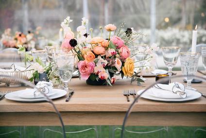Modern blushy Palm Springs wedding at Colony 29 Inspiration