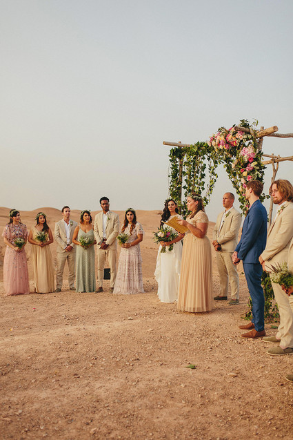 The ultimate in laid back desert chic is this stylish wedding in the Agfay desert outside of Marrakesh