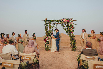 The ultimate in laid back desert chic is this stylish wedding in the Agfay desert outside of Marrakesh