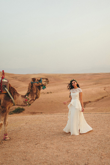 The ultimate in laid back desert chic is this stylish wedding in the Agfay desert outside of Marrakesh