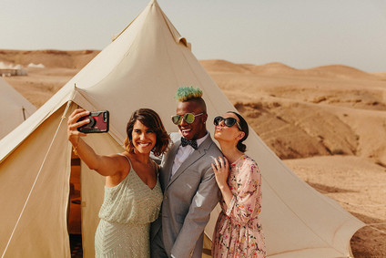 The ultimate in laid back desert chic is this stylish wedding in the Agfay desert outside of Marrakesh
