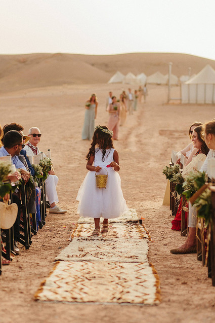 The ultimate in laid back desert chic is this stylish wedding in the Agfay desert outside of Marrakesh